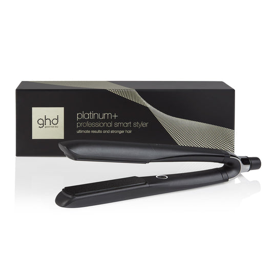 ghd platinum+ negra - Plancha de pelo profesional inteligente, menos rotura del cabello, más brillo y protección del color, tecnología Ultra-zone