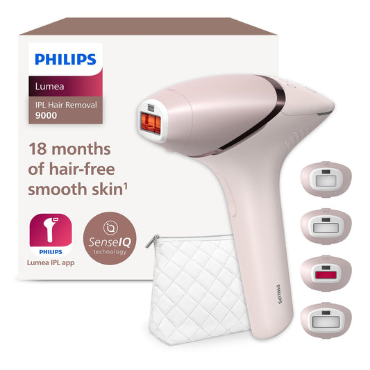 Philips Lumea Serie 9000, Depiladora Luz Pulsada, IPL, Piel Suave Desde Casa